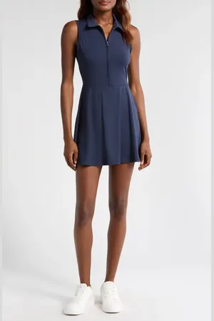 Travis Mathew Move Half-Zip Sleeveless Dress in at Nordstrom, Size Medium