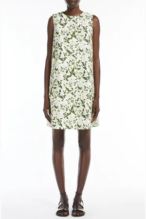Max Mara Ornati Floral Sleeveless Shift Dress in at Nordstrom, Size 10