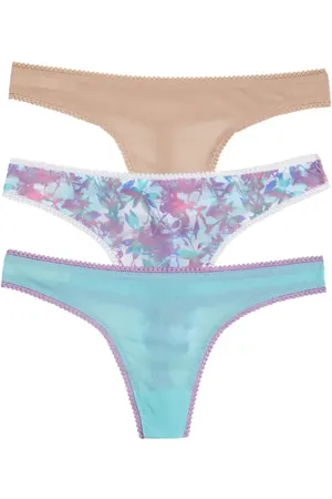 On Gossamer 3-Pack Mesh Thongs in at Nordstrom, Size Large