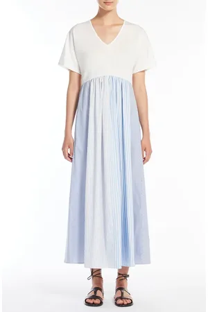Max Mara Bronzo Mixed Media Dress in at Nordstrom, Size Large