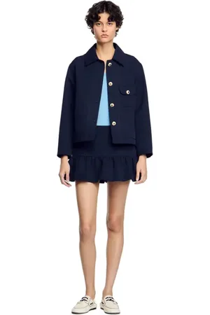 Sandro Jacket with officer buttons in at Nordstrom, Size 34 Eu