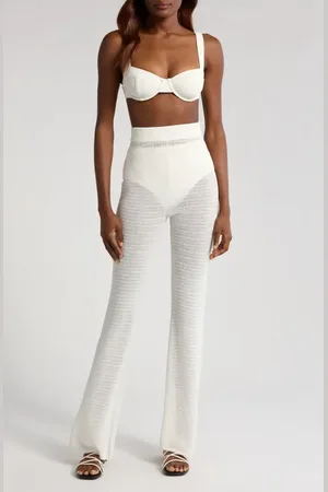 Solid The Faye Open Stitch Cover-Up Pants in at Nordstrom, Size X-Small