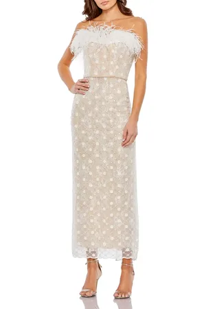 Mac Duggal Embellished Strapless Column Dress in at Nordstrom, Size 12
