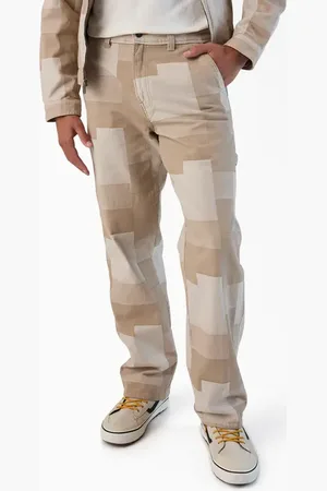 Dickies Patchwork Jacquard Carpenter Pants in at Nordstrom, Size 34 X 32