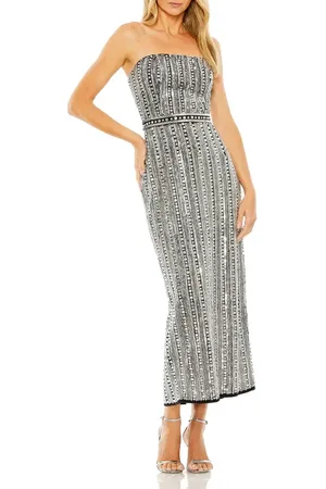 Mac Duggal Embellished Strapless Column Dress in at Nordstrom, Size 6