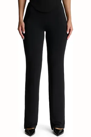 Naked Wardrobe Smooth Straight Leg Pants in at Nordstrom, Size Medium