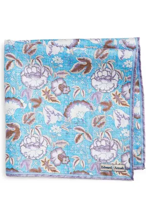 EDWARD ARMAH Floral Silk Pocket Square in at Nordstrom
