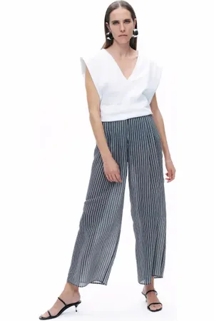 Nocturne Striped Sheer Pants in at Nordstrom, Size Large