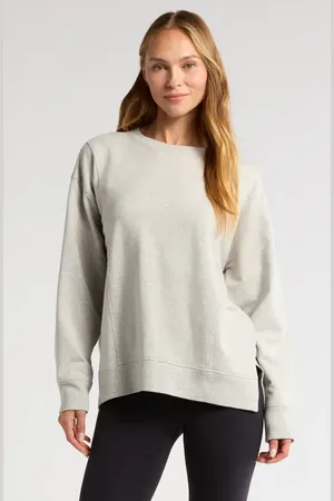 Zella Luxe French Terry Sweatshirt in at Nordstrom, Size X-Small