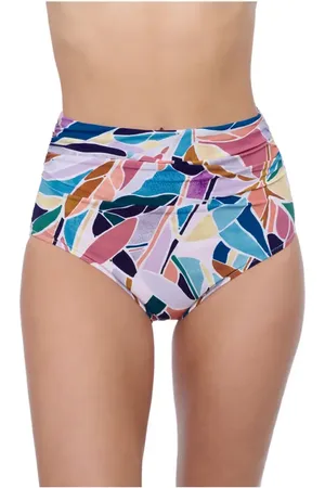 gottex Aura Shirred High Waist Bottom in at Nordstrom, Size 16