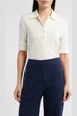HUGO BOSS Ellera Rib Polo in at Nordstrom, Size Small