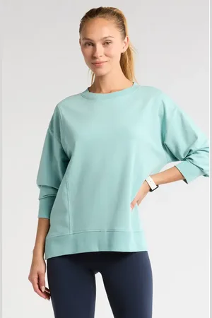 Zella Luxe French Terry Sweatshirt in at Nordstrom, Size Small
