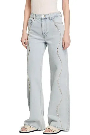 Sandro Jeans with rhinestone stripes in at Nordstrom, Size 40 Eu