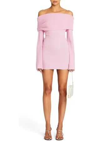 SER.O.YA Galli Rib Knit Mini Dress in at Nordstrom, Size Xx-Small