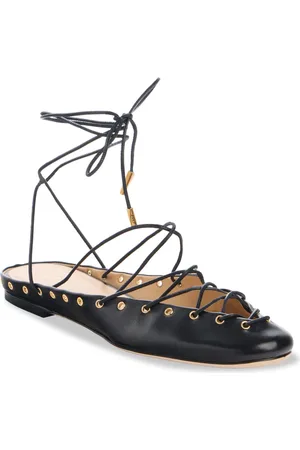 Chloé Ghillie Lace-Up Flat in at Nordstrom, Size 6Us