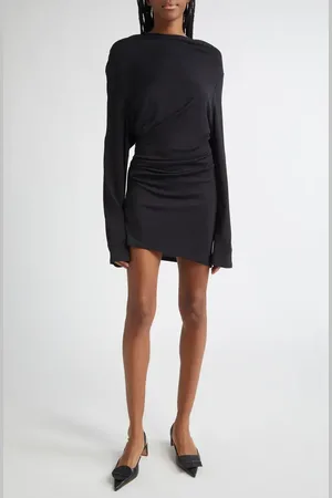 Jacquemus La Croisi??re Open Back Long Sleeve Dress in at Nordstrom, Size Large