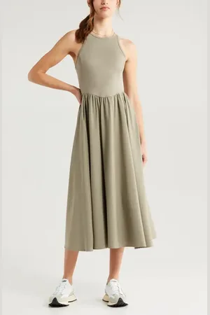 Zella Effortless Cutout Back Hybrid Dress in at Nordstrom, Size Large