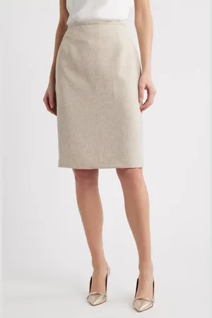 Tahari ASL Boucl?? Pencil Skirt in at Nordstrom, Size 16