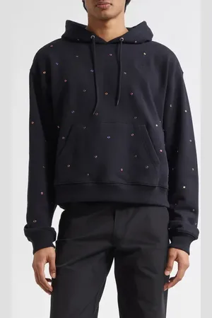 Sky High Farm Gender Inclusive Studded Organic Cotton Hoodie in at Nordstrom, Size Large