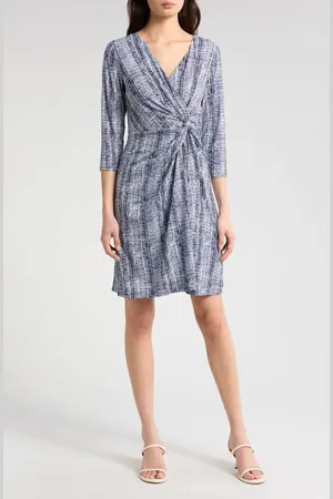 Tommy Bahama Clara Clear Waters Jersey Faux Wrap Dress in at Nordstrom, Size Medium