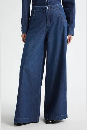TWP Lulu High Waist Wide Leg Jeans in at Nordstrom, Size 24
