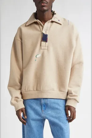 Marni Mended Polo Sweatshirt in at Nordstrom, Size 40 Us