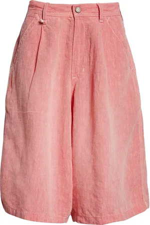 R13 Jesse Linen Carpenter Shorts in at Nordstrom, Size 27
