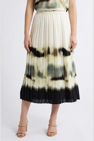 Anne Klein Placed Tie-Dye Print Skirt in at Nordstrom, Size Medium