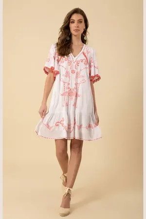 Hale Bob Lennox Embroidered Dress in at Nordstrom, Size Small