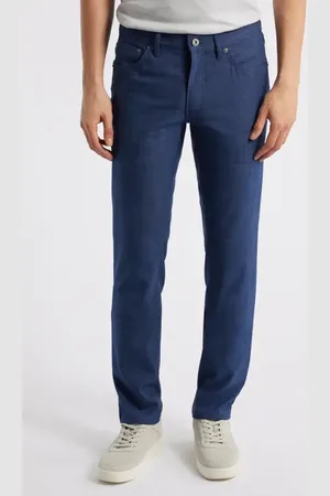 Brax Chuck Stretch Chambray 5-Pocket Pants in at Nordstrom, Size 36 X 32