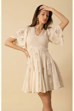 Hale Bob Journi Eyelet Dress in at Nordstrom, Size Medium