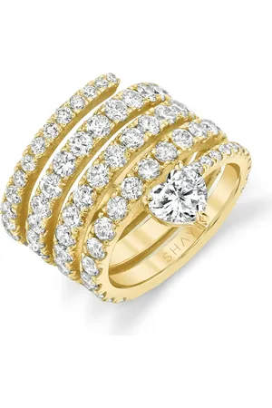 Shay Swirl Diamond Heart Pinky Ring in at Nordstrom, Size 6