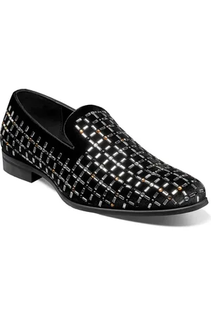 Stacy Adams Stallford Rhinestone Venetian Slip-On Loafer in at Nordstrom, Size 14