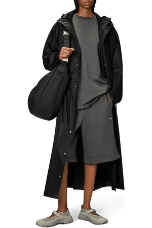 Rains Waterproof Hooded Raincoat in at Nordstrom, Size Large
