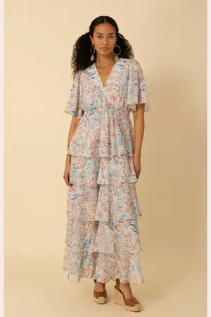 Hale Bob Karsyn Tiered Maxi Dress in at Nordstrom, Size Small