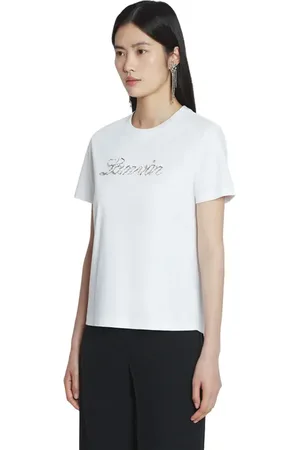 Lanvin BEAD EMBROIDERED T-SHIRT in at Nordstrom, Size Medium Eu