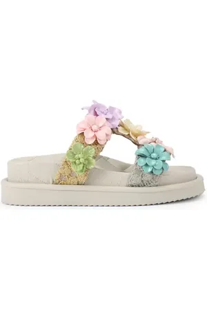 Kurt Geiger Orson Flower Embellished Sandal in at Nordstrom, Size 5Us