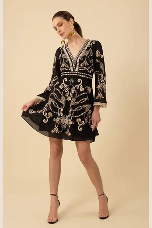 Hale Bob Cassandra Embroidered Dress in at Nordstrom, Size Small