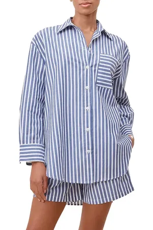 Papinelle Stripe Cotton Pajamas in at Nordstrom, Size X-Small