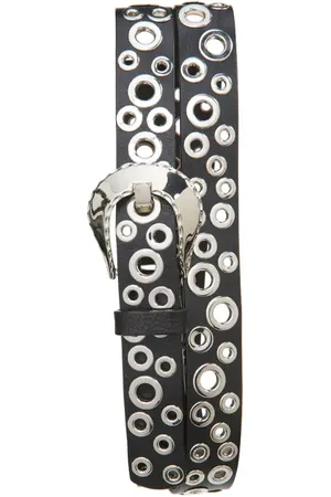 Golden Goose New Tex Grommet Leather Belt in at Nordstrom, Size 100