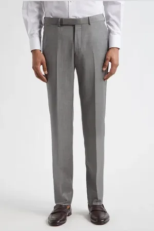 Ermenegildo Zegna M??lange Wool Pants in at Nordstrom, Size 38 Us