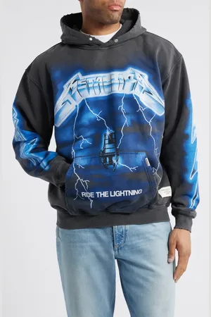 Represent Metallica Garage Inc. Long Sleeve Cotton Graphic Hoodie in at Nordstrom, Size Small