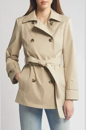 Sam Edelman Belted Trench Coat in at Nordstrom, Size X-Large