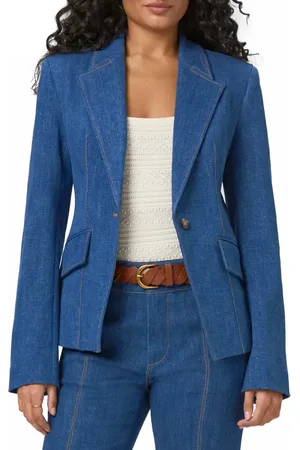 Paige Candace Stretch Denim Blazer in at Nordstrom, Size 12