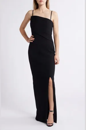 Vince Camuto Drape Neckline Sleeveless Gown in at Nordstrom, Size 10