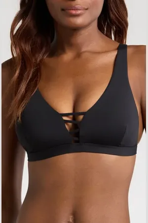 SEA LEVEL X India Hicks Lattice Bikini Top in at Nordstrom, Size 10