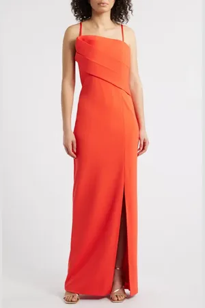 Vince Camuto Drape Neckline Sleeveless Gown in at Nordstrom, Size 12