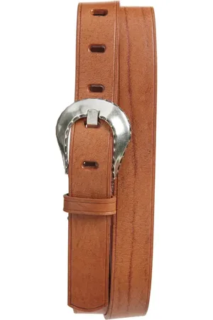 Golden Goose New Tex Washed Leather Belt in at Nordstrom, Size 100