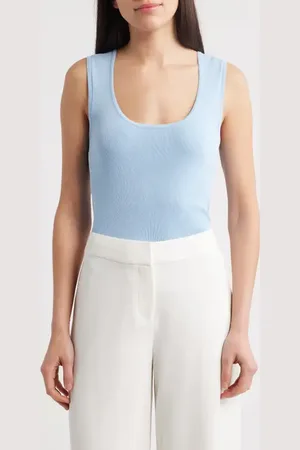 Tahari ASL Scoop Neck Sweater Tank in at Nordstrom, Size X-Large