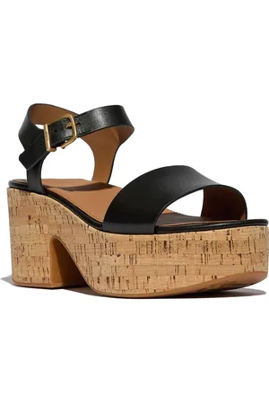 FitFlop PlatFForms Ankle Strap Platform Wedge Sandal in at Nordstrom, Size 7
